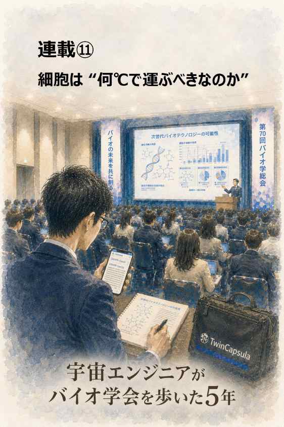 宇宙エンジニアがバイオ学会を歩いた5年