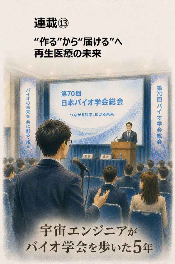 宇宙エンジニアがバイオ学会を歩いた5年