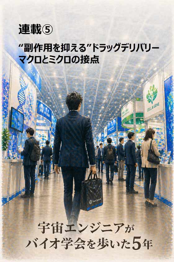 宇宙エンジニアがバイオ学会を歩いた5年